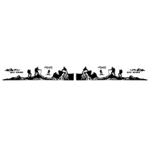 8pcs Car Door Side Body Stickers compatible with Ranger Raptor F150 F-150 Off Road 4X4 Climber Pickup