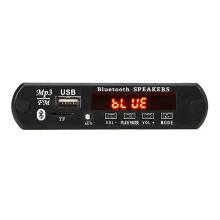 2x15W Amplifier MP3 Decoder Board 12V Bluetooth 5.0 30W Car FM Radio Module supports TF USB AUX