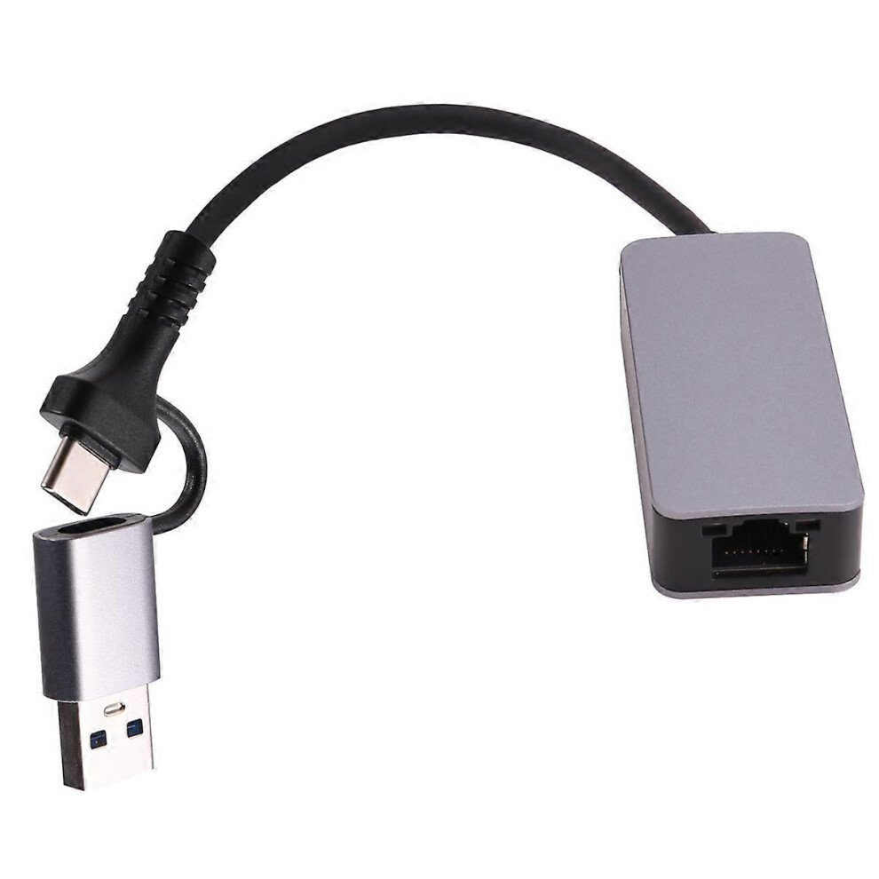 2.5 Gigabit Ethernet Adapter Usb 3.0 Type-C To Rj45 Lan 2500Mbps High-Speed 2.5G Network Card 3765691473829