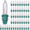 2.5V 0.17A 0.425W Incandescent Mini Christmas Replacement Light Bulbs With Base 1