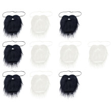 10 pezzi di barba finta, accessori per spettacoli e cosplay di Halloween.
