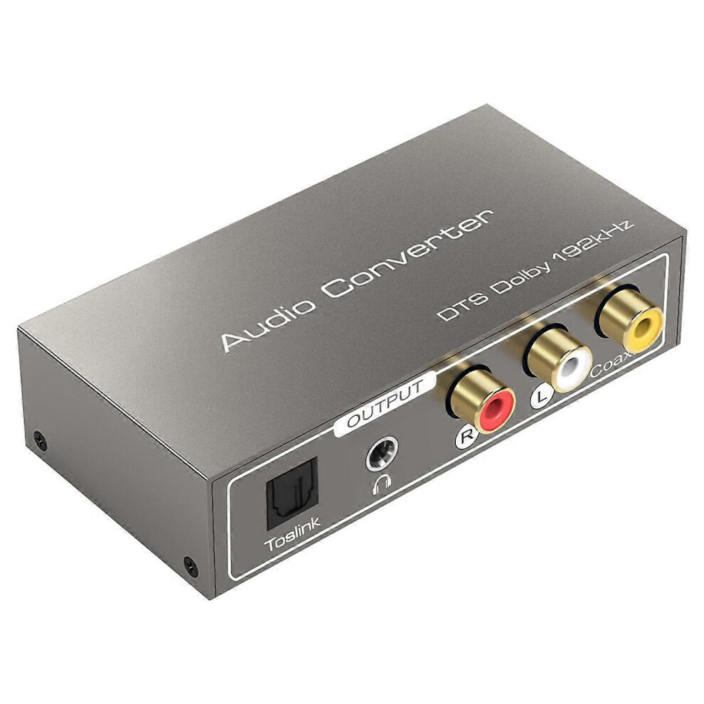 192Khz Dac Audio Converter Toslink Optical Coaxial Hdmi-Compatible Arc To Coaxial Toslink L/R 3.5Mm 3454247511688