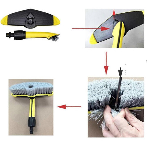 Soft Surface Wash Brush Replacement Compatible with Karcher K Series K2-K7 - 1 Pack 1