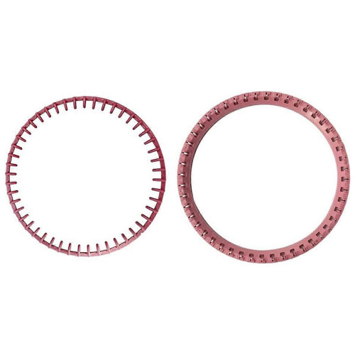Upper Ring Replacement Pink Needle Sleeve Circle compatible with 48-Needle Knitting Machine Accessories