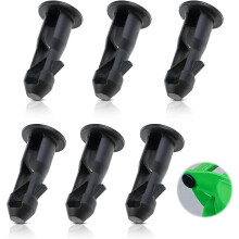 3x 67x31mm Hochleistungs-Scharnierbolzen für Mülltonnen mit 240L Fassungsvermögen, schwarzer, robuster Kunststoff