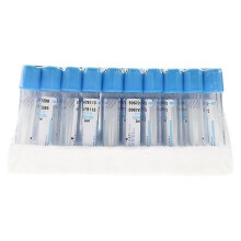 100pcs Glass Venous Blood Collection Tubes With Caps Lid, Laboratory Equipment