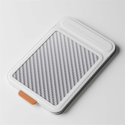 Θήκη καρτών συμβατή με Apple Magnetic Magsafe, Αποθήκευση από γνήσιες ίνες άνθρακα για iPhone 1