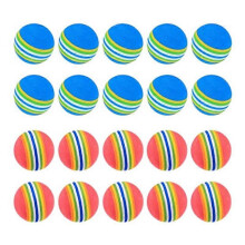 20 Pcs Soft Foam Golf Balls, Sponge Rainbow Practice Golf Balls compatible with Indoor Use