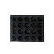 20-hole silicone mold, non-stick baking tool for T-shaped cake, mini pizza, round bread, hamburger