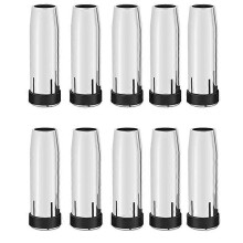 10pcs 24KD gas nozzles, 10pcs MIG welding torch gas nozzle contact tip compatible with MIG/MAG welding tools