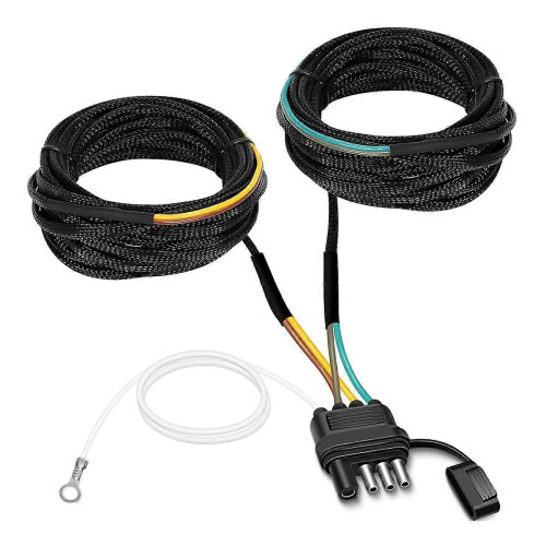 22FT 4-Pin 5-Wire Trailer Wiring Harness Trailer Light Plug