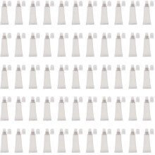 50 pieces 10ml empty soft squeeze lip gloss tubes, lotion refill tubes compatible with DIY travel distribution