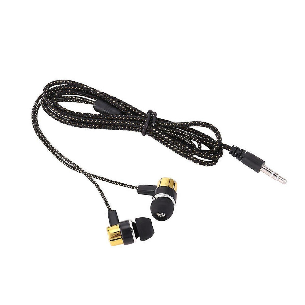 1.1M Reflective Fiber Cable Noise-Isolating Stereo In-Ear Headphones With 3.5Mm Plug 3478416217942