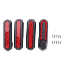4pcs Electric Scooter Motor Protection Cover with Reflective Strips compatible with Xiaomi M365