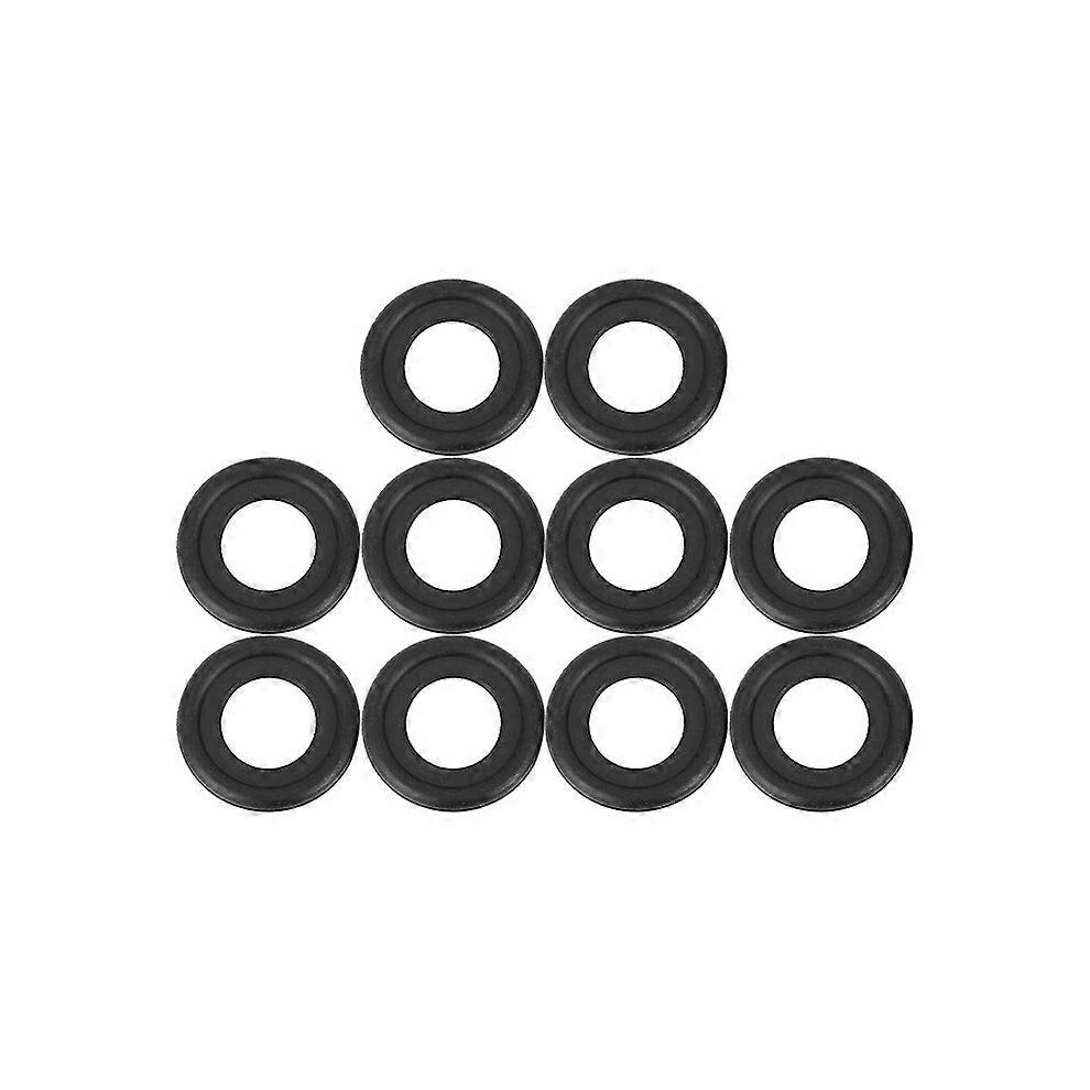 10 Pcs Rubber Oil Drain Plug Seals Washers Replacement Compatible With Gm 12616850 3536966 097-119 Black 3837608989508