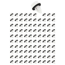 100pcs Plastic Rivet Clips 51418224768 compatible with BMW E46 E53 E90 E91 E70 Door Panel Car Fastening Trim Pack