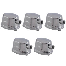 5-Piece Silver Alloy D-Kit Rectangular Claw Hook Ear Single-End D Drum Accessory