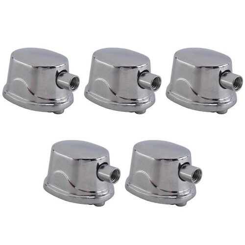 5-Piece Silver Alloy D-Kit Rectangular Claw Hook Ear Single-End D Drum Accessory