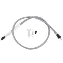 105 cm aluminium slijpmachine met flexibele as en sleutelloze spankop, 1/8" aansluiting, compatibel met Dremel 300