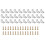 30pcs Rectangular Glass Shelf Brackets with Suction Cups compatible with Kitchens 1