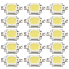 20pcs 10W Pure White 1100LM LED Lamp SMD Chip Light Bulb DC 9-12V