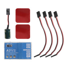 A3 V2 Flight Controller Stabilizer with 4 Flight Modes Metal Accessory compatible with RC Airplanes