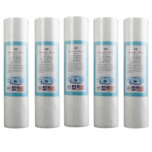 5 Stück Wasser-Sedimentfilter, 5 Mikrometer, 2,5" x 10" Kartuschen