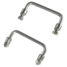 2 Pcs 304 Stainless Steel 90-Degree Folding Pull Handle
