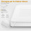 Heated Mattress Topper 150x80cm, Adjustable 3 Levels, Automatic Shutoff 4