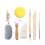 (25PCS) 25Pcs Clay Sculpting Tools Kit Clay Modelling Tools Wooden Polymer Clay Tools Rubber Pottery Tools 3