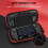 Shockproof Hard Carrying Case compatible with Steam Deck Console and Game Accessories 2