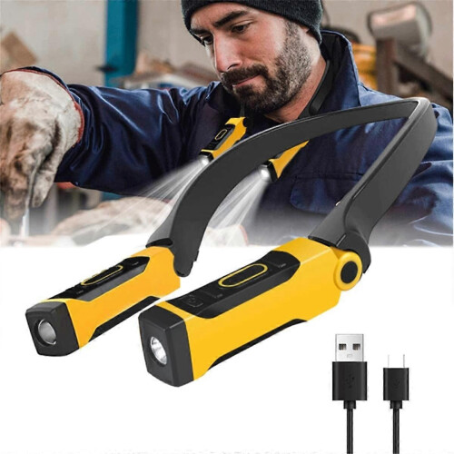 Rechargeable USB Reading Lamp with Bendable Arms for Reading Camping 1