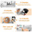 Baby Books 0-6 Months,2 Pcs Newborn Touch Feel Activity Early Development Toy 5