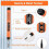 Mini Cordless USB Soldering Iron Kit, Portable with LCD Adjustable Temperature 2