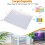 Plastic File Storage Box, 6 Pack for A4 Paper, with Labels, for 8.5 x 11 Inch Documents, Office Use 3