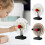 Calendário de mesa decorativo em acrílico com disco giratório manual simples. 2