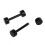 1 Pair Men's Barbell Titanium Steel Stud Earrings 1