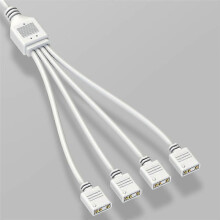 5V 3-Pin 1-Point 2-Hub ARGB Split Extension Cable compatible with Computer Motherboard