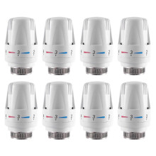 8pcs Thermostatic Valve Replacement Head compatible with Radiator Valve