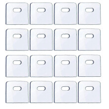16 sets/32 pieces clear vertical blind repair flaps, sash savers compatible with repairing vertical blinds