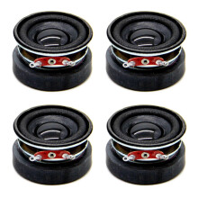 4pcs 1.5 inch 40mm Audio Speakers 4Ω 3W Bass Multimedia DIY Sound Mini Speakers compatible with Home