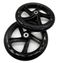 2pcs 200mm 30mm Thick PU Scooter Wheels with ABEC-7 Bearings Scooter Accessories