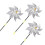 3pcs Reflective Windmill Bird Deterrent for Orchard Use 1