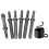 7pcs High Performance Pneumatic Rivet Hammer Set compatible with Smooth Work 1