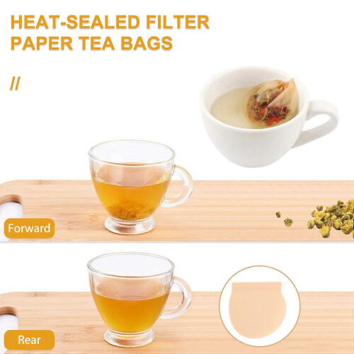 300Pcs Empty Tea Infuser Drawstring Teabags, Made of Safe Natural Material 2