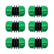 6pcs hose repair connector extenders compatible with 1/2 inch garden hoses, quick repair connection for garden