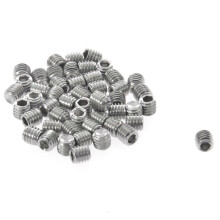 50pcs M3x3mm stainless steel internal hexagon countersunk grub screws