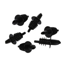 6pcs Plastic-free liquid syringe compatible with liqueur bottles, for bar, wine, cocktails, drinks