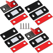 4 Pack Slim Cabinet Door Magnets Stick On Drawer Magnets Cabinet Latch Cabinet Magnetic Snaps