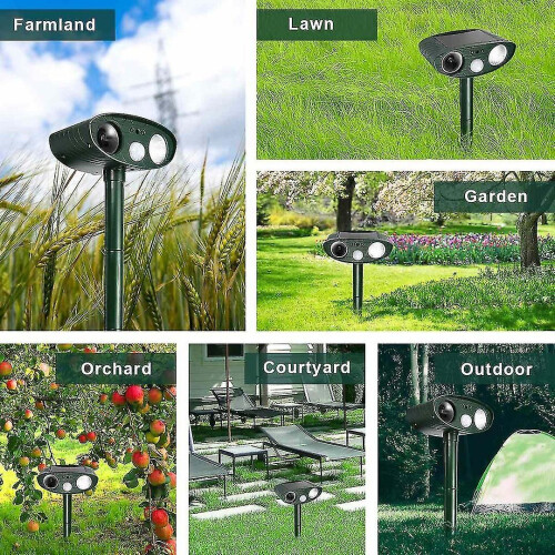 Outdoor Solar Ultrasonic Snake Repeller 2